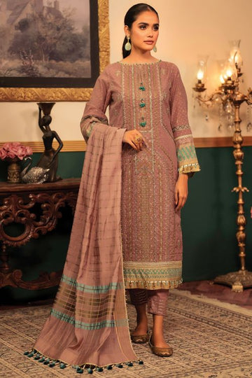 Alkaram FC-15D-22-Tea Pink Festive Eid Lawn 2022 Online Shopping